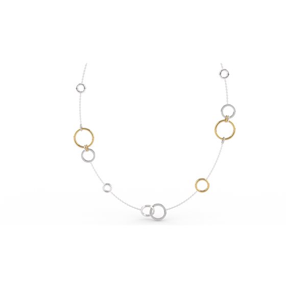 Necklace Ti Sento Milano Woman in Silver Cubic Zirconia 34099ZY/45 - 34099ZY/45